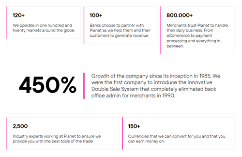 Planet at a glance Planet at a glance