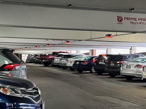 image of cars parked in a parking garage