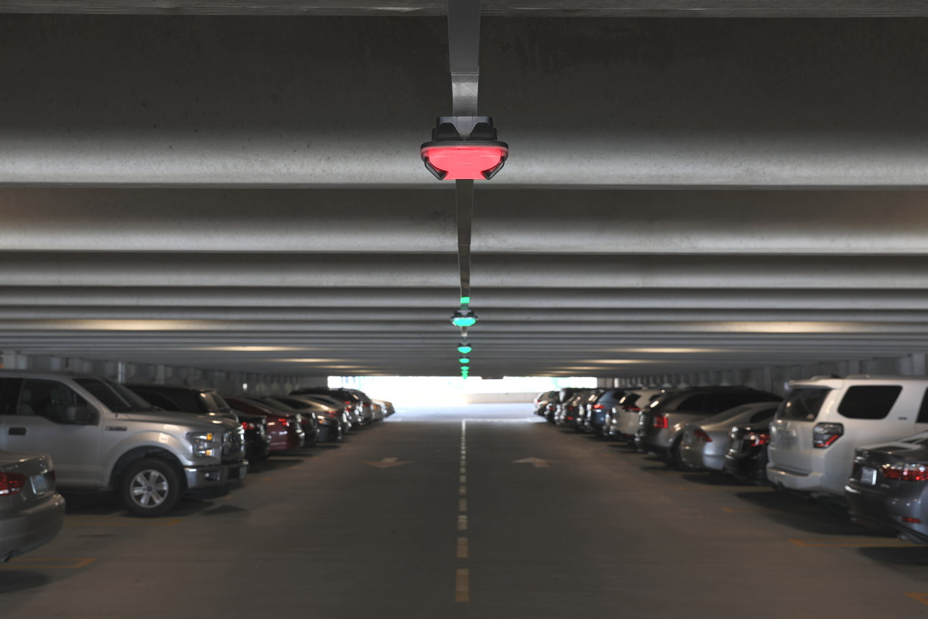 Light Per Space and matrix displays are revolutionizing Quercus Technologies' parking guidance technology.