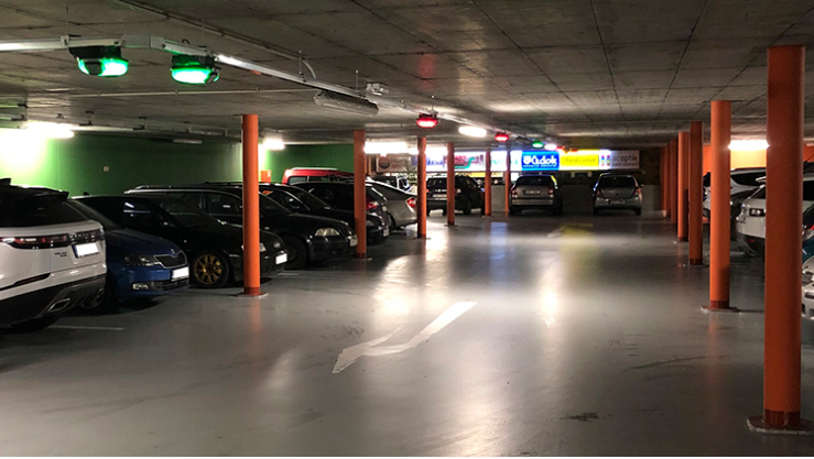 Zlaté Jablko Shopping Center has implemented Quercus Technologies’ parking solutions