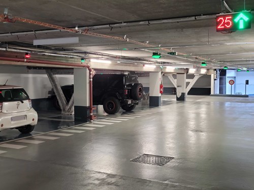 image of a parking garage