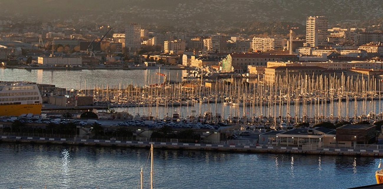 Cargo port of Toulon