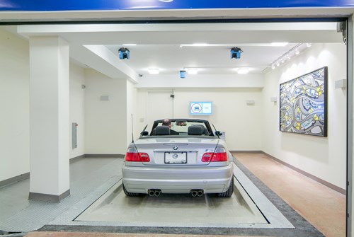 The entrance to the stolzer parking system provides a comfortable atmosphere.