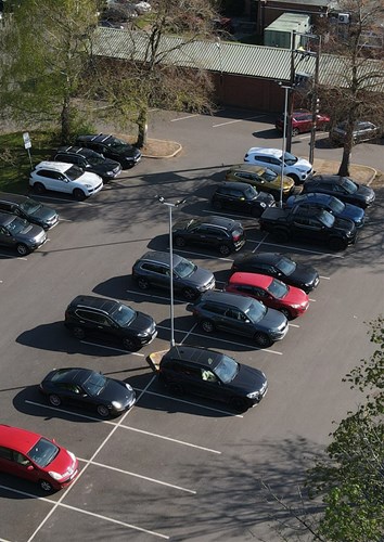 image of a car park
