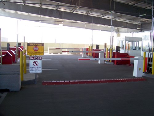 parking gate at PHX 