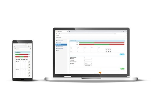 Saturno traffic light control unit