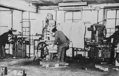 Historical company photo.