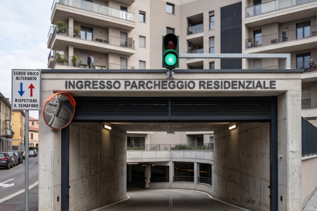 Effective Vehicle Flow Management in Underground Car Parks Requires Deterministic Access Control.