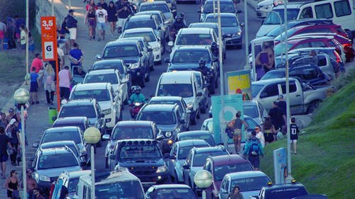 Traffic jam Traffic Jam At University