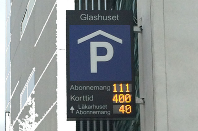 Simple and innovative parking solution in Skåne in Sweden