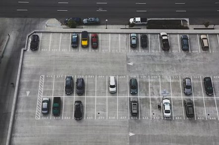image of a parking lot