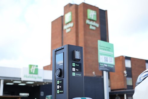 image of a EV charging machine