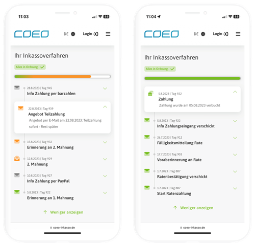 Portfolio of services