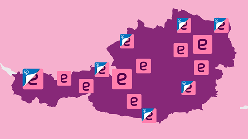 image of EasyPark's locations in Austria
