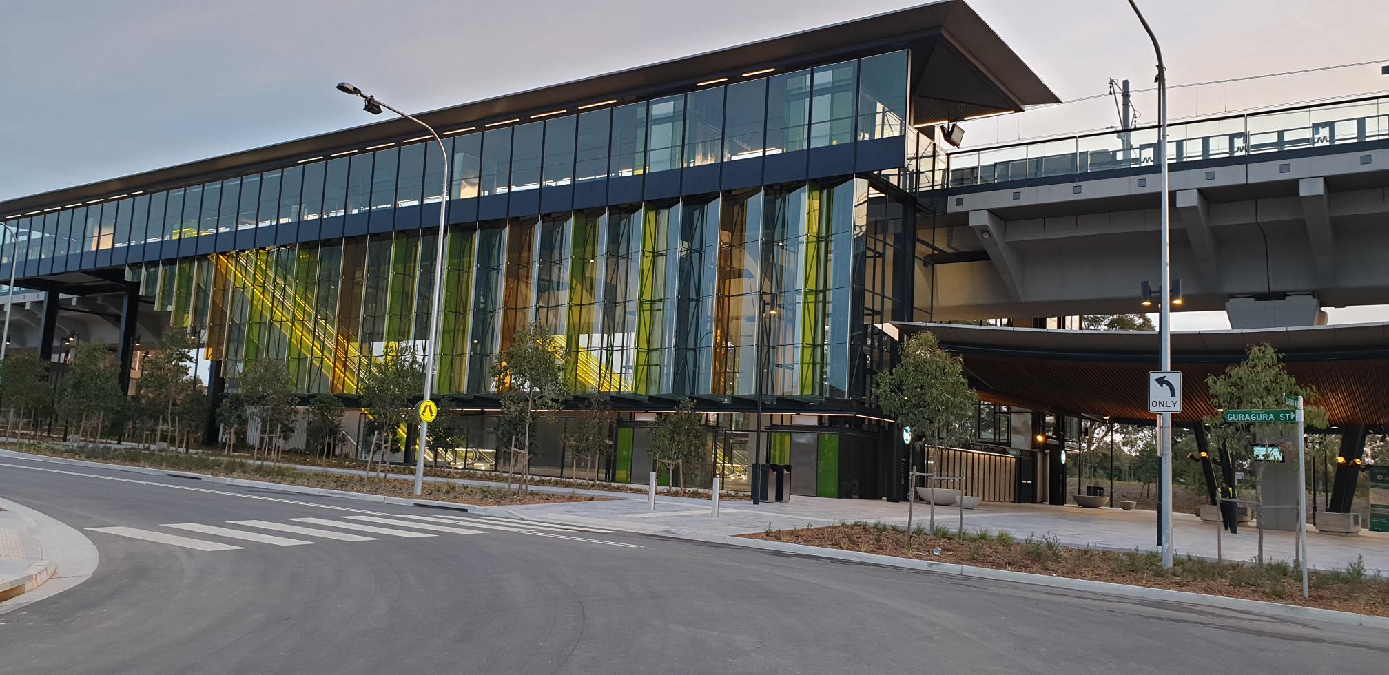 A total of 1849 ultra-sonic, single-space sensors were installed at Cherrybrook Station A total of 1849 ultra-sonic, single-space sensors were installed at Cherrybrook Station, Bella Vista Station, Kellyville Station, and Hills Showground Station