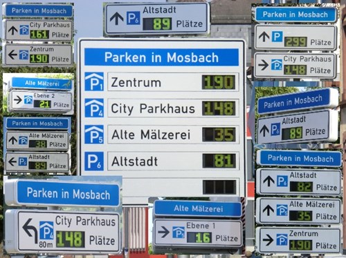 Mosbach parking guidance 
