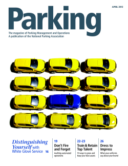 Parking - April 2013 cover