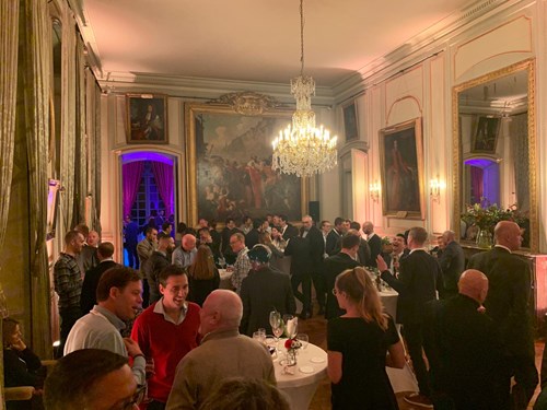Exclusive Networking Dinner at Chateaux de Champlatreux Event gathered in a period drawing room