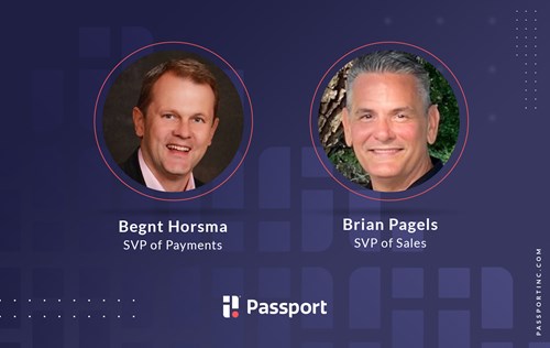 Passport Welcomes Brian Pagels as SVP Sales and Bengt Horsma as SVP Payments