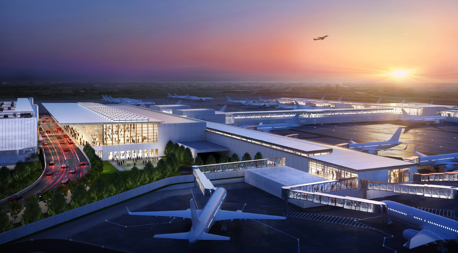 Landing in spring 2023, the Kansas City Aviation Department will open a new single terminal representing a total transformation of Kansas City’s air passenger experience.