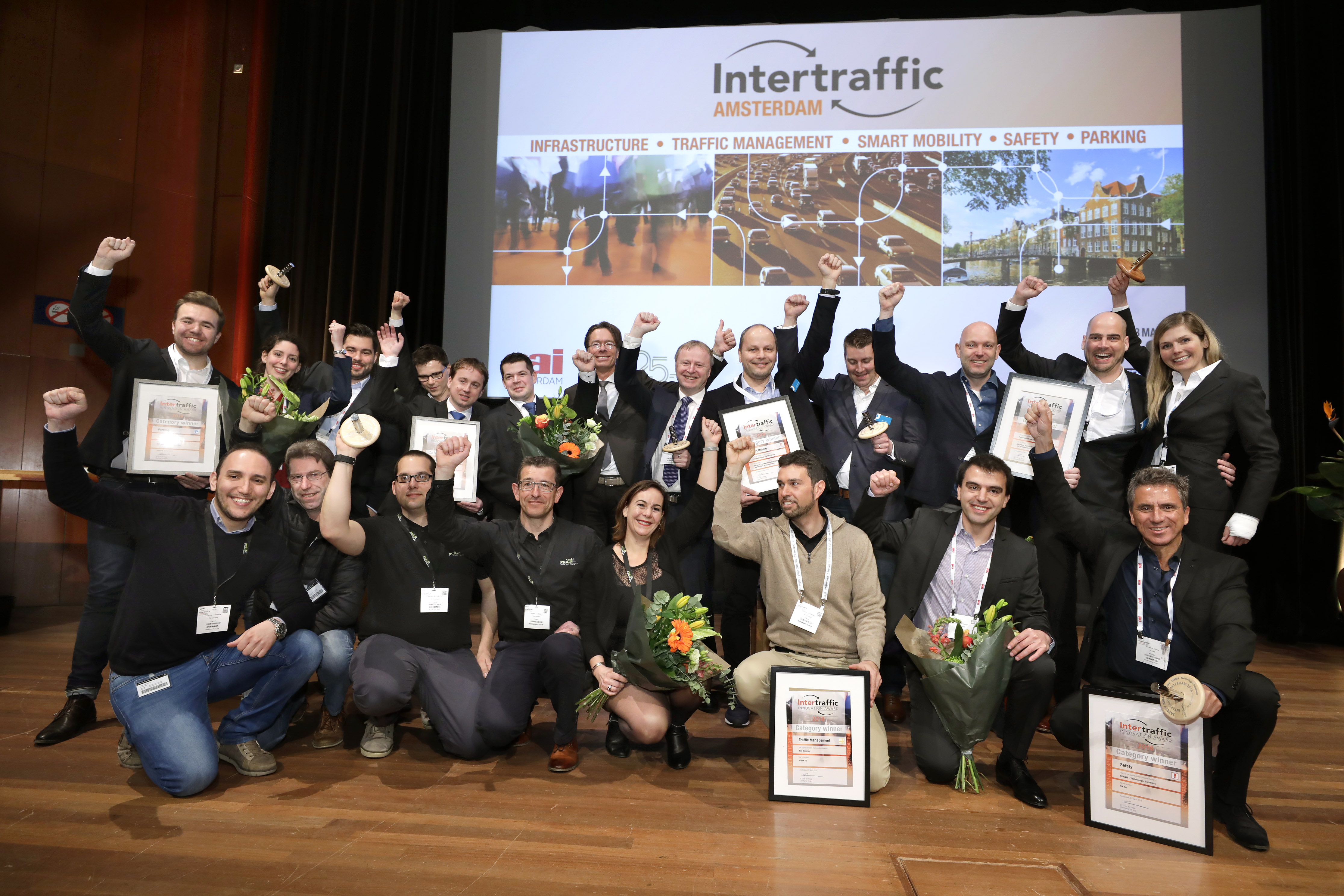 Previous winners for the Intertraffic Amsterdam Awards