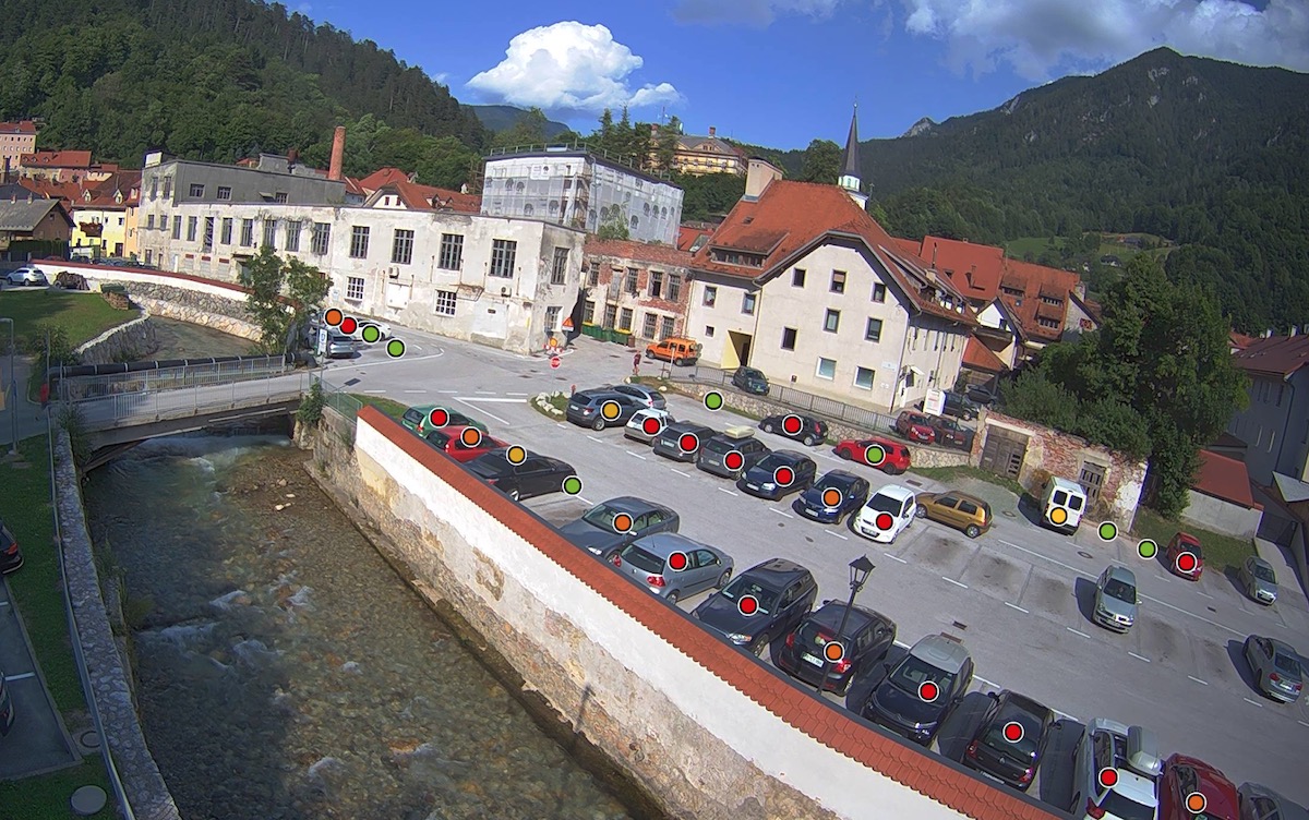 The city of Trzic the is the first Slovenian town to have a computer-vision based smart parking solution