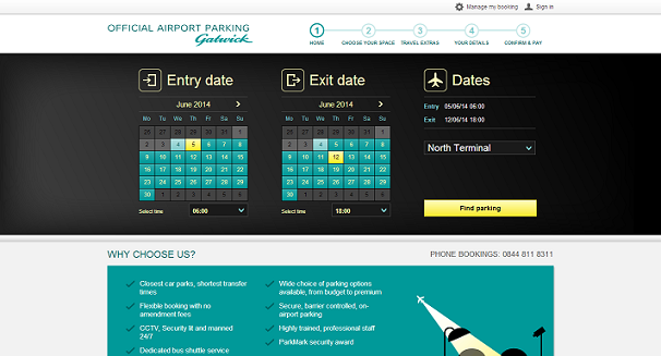 London Gatwick Airport using Altitude Reservation System