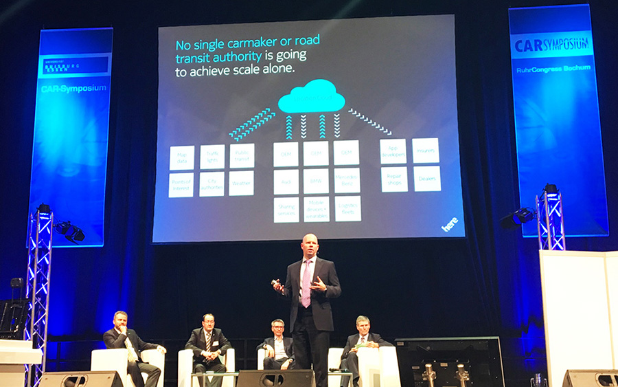 Aaron Dannenbring (HERE) on the stage