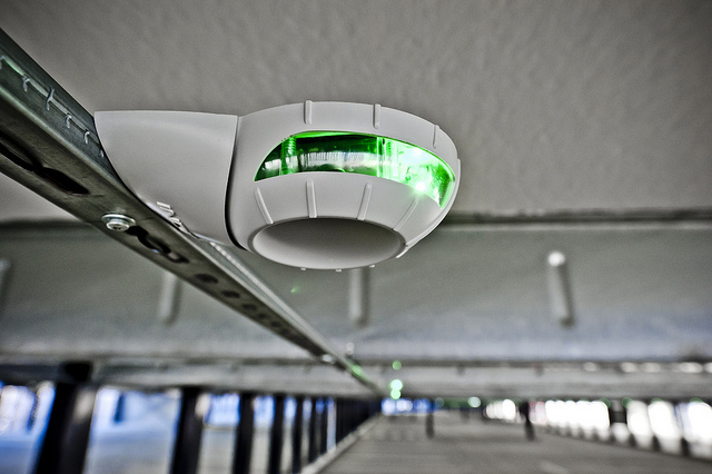 INDECT ultrasonic parking guidance sensor