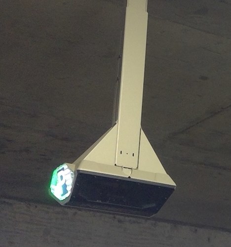 Parking Guidance Sensor installed with no visible cables
