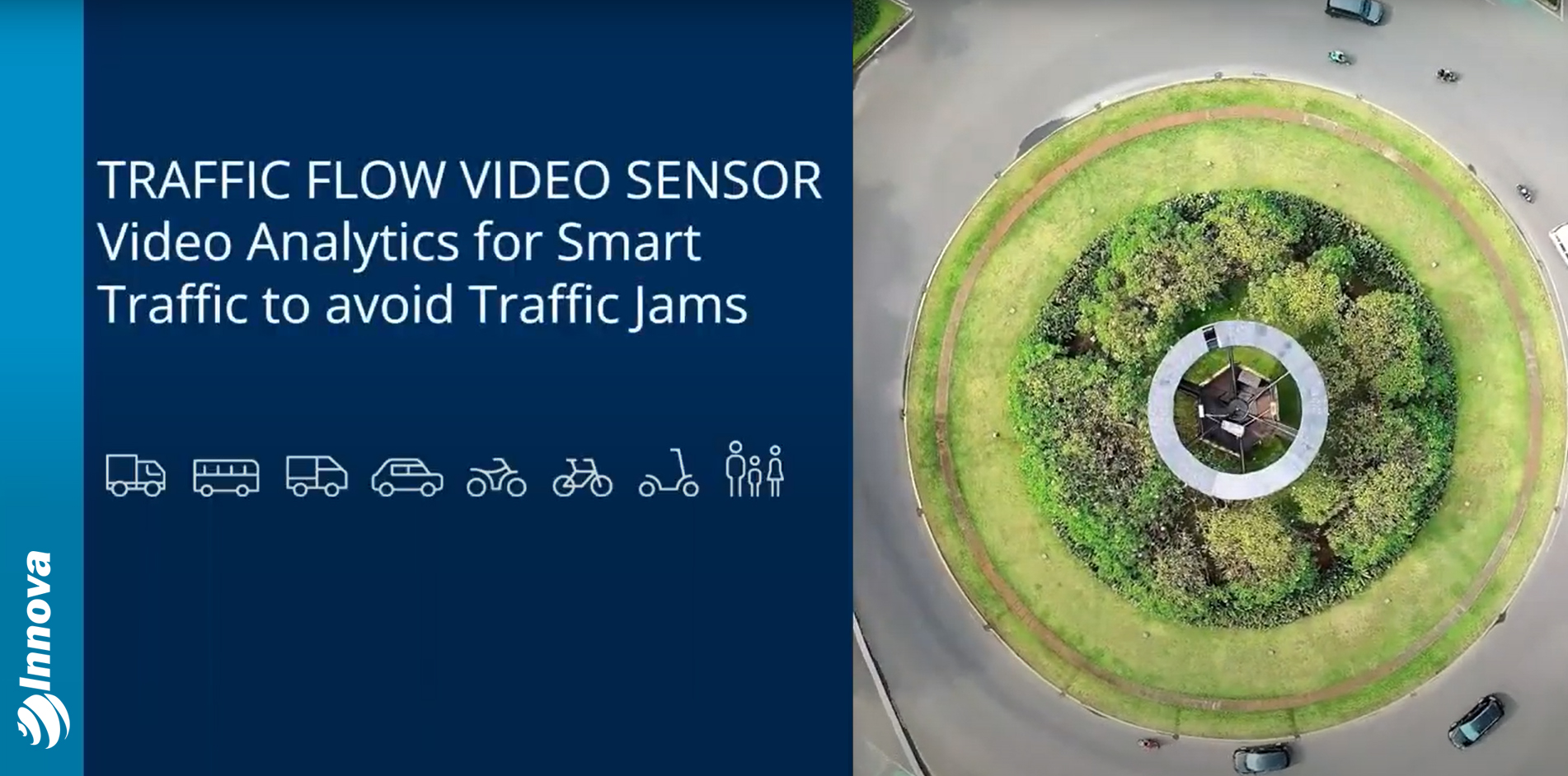 Smart roundabouts: The camera as a sensor for traffic management