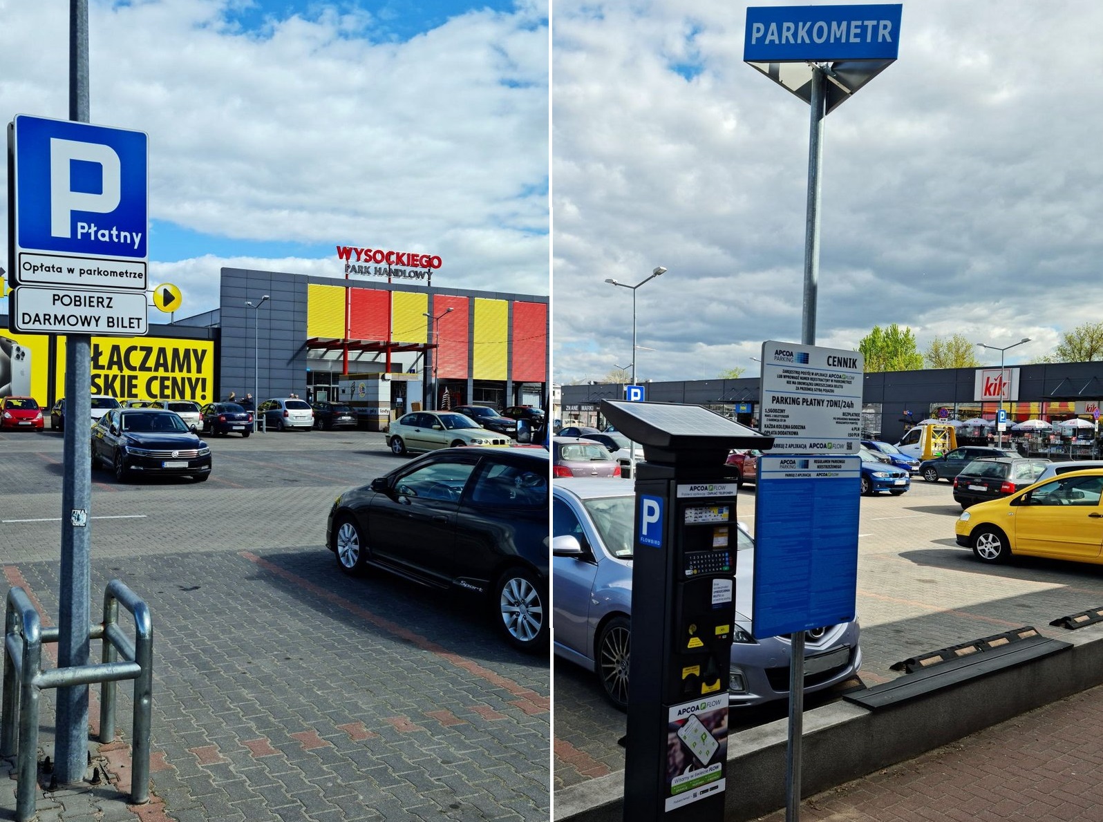 APCOA Polska provided the facility with eight modern pay and display machines.