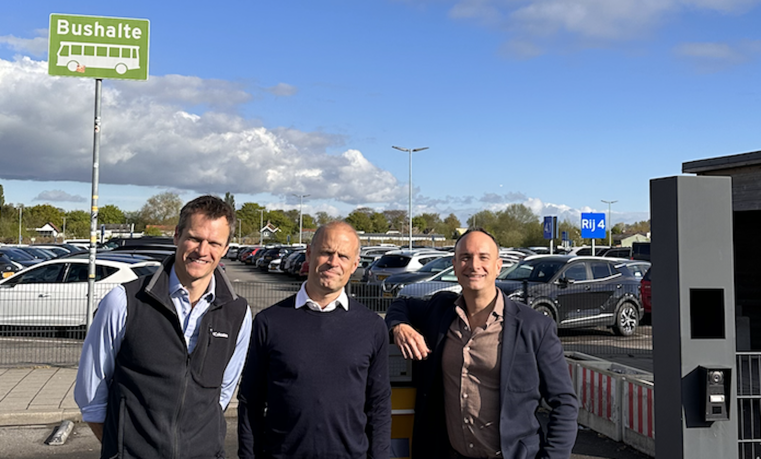 Team (from left to right) Hugo Loudon, Holiday Extras' CFO; Albert Weerman, Quick Parking's founder; and Simon Hagger, Holiday Extras' Deputy CEO